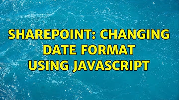 Sharepoint: Changing date format using javascript (4 Solutions!!)
