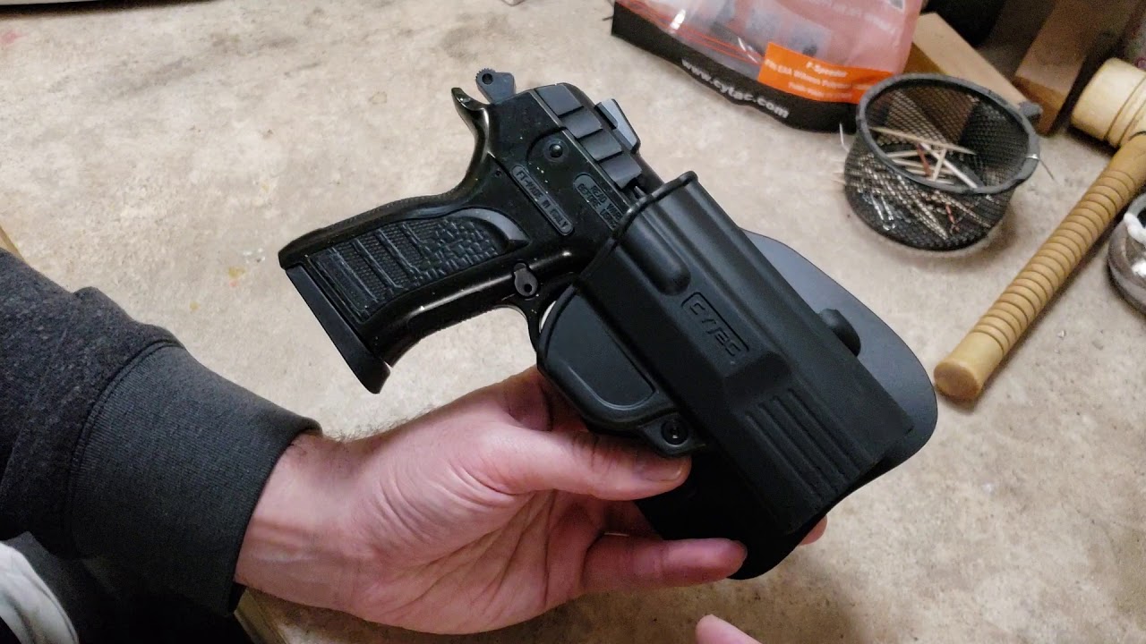 kydex holster Holster Cytac paddle style EAA Witness compact polymer frame