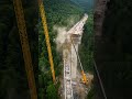 The bridge beam collapse #buildingfail #beamforming #crane