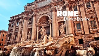 Traveling to the ETERNAL CITY OF ROME✈️  | Italy Travel VLOG | The Rome Diaries episode 1🇮🇹