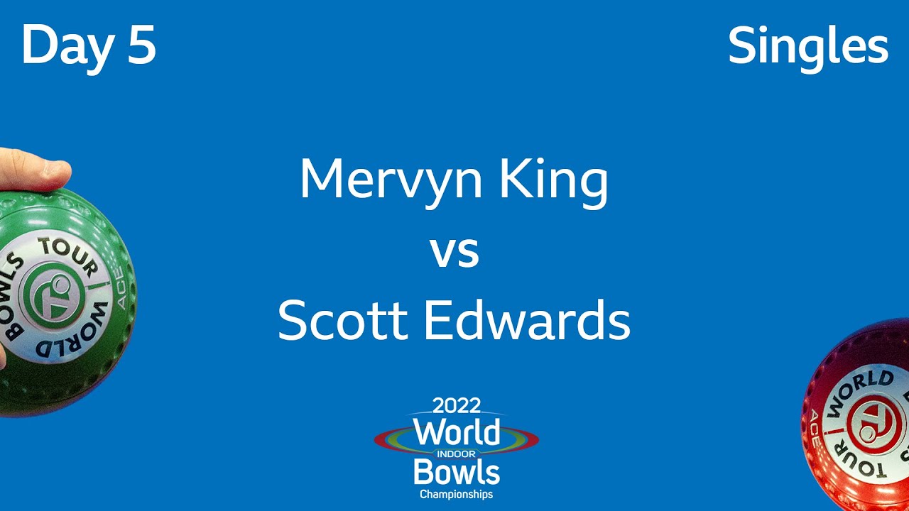 2022 World Indoor Bowls Championships Day 5 Mervyn King vs Scott