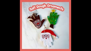 How to Make Salt Dough Handprint Ornaments