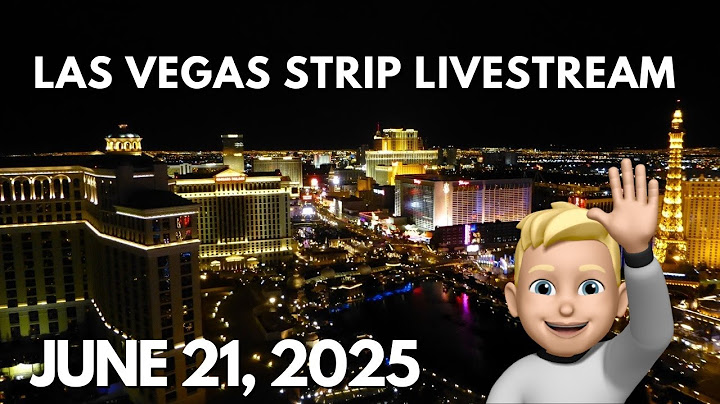 Las Vegas Strip Saturday Night Livestream Summer Wak