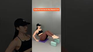 4 Simple Mat Exercises to Build an Hourglass Waist, Defined Abs and V Line at Home