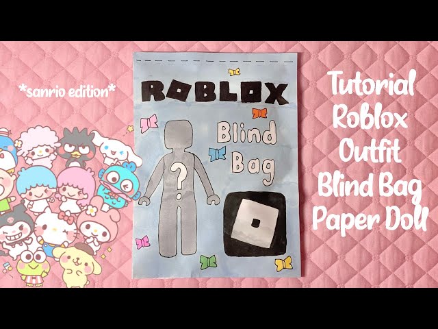 🌸Paper DIY🌸 Roblox Outfit Blind Bag #papercraft #roblox #unboxing #로블록스  #asmr