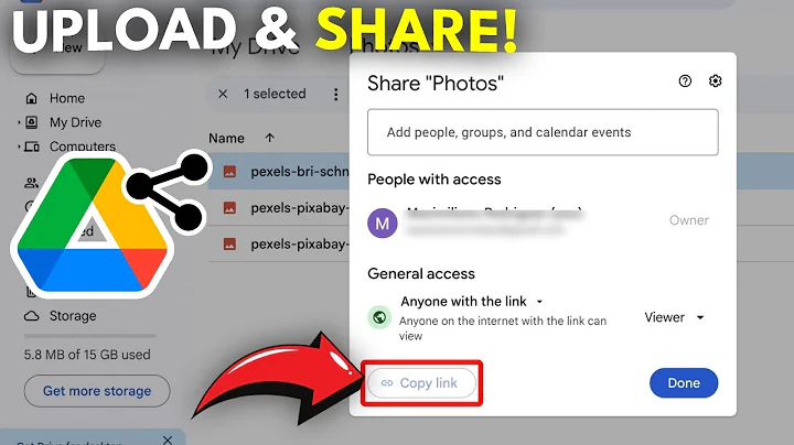 How to Upload Photos on Google Drive and Share The Link (2025)
