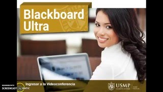 Blackboard Ultra Ingresar a la videoconferenca