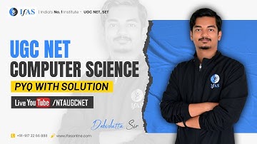 Solve UGC NET Computer Science PYQs with Solutions - IFAS