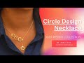 Circles design necklace  light weight necklace collection  ms jewellers chirayinkeezhu