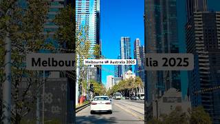 Melbourne Australia 2025, Elizabeth Street #drivingtour #beautifulcity #cityview
