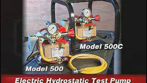 Electric Hydrostatic Test Pump Demo - Reed Manufacturing