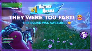 I Could Barely Keep Up… But What A Squad! 👑 | Fortnite Random Squads