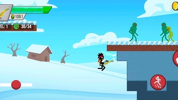 stickman vs Kong zombie shooter gameplay apocalypse walkthrough Android