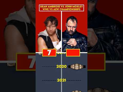 Dean Ambrose Vs John Moxley WWE Vs AEW Comparison Wrestledata 