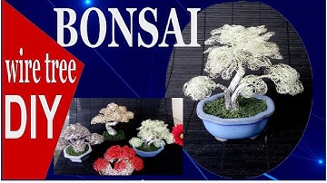 Wire Bonsai tree MC: Do it Yours elf DIY - Willow wire IDEAS for WIRE TREES - Dittswood Art