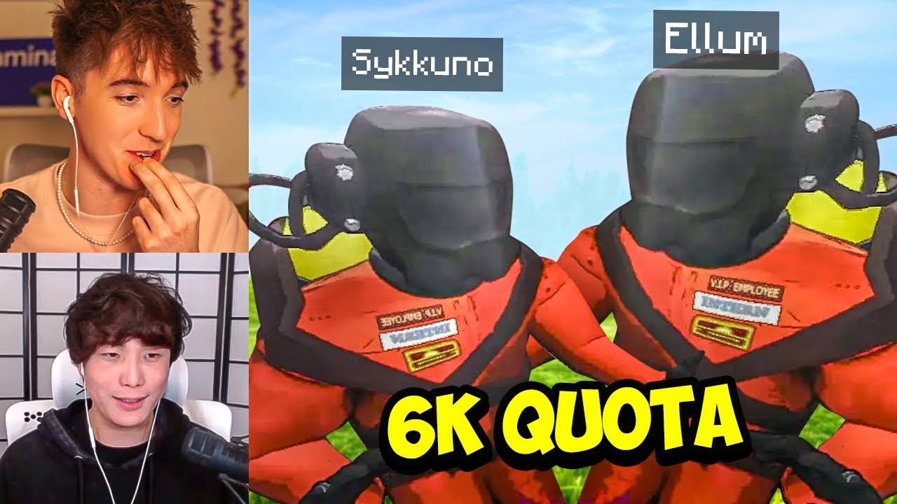 LETHAL COMPANY 6K QUOTA! (Ft Sykkuno, xChocoBars & MORE)