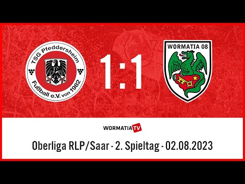Highlights TSG Pfeddersheim vs Wormatia Worms 1:1 (02.08.2023)