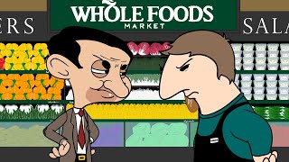 OneyPlays Animated - "Mr. Bean in a Whole Foods" gag screenshot 5