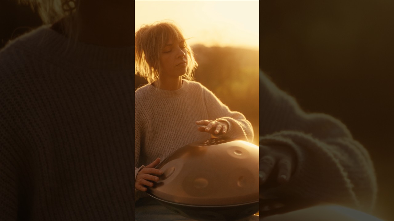 Calming handpan music at sunset ✨ Changeofcolours #handpan #relaxingmusic #meditationmusic