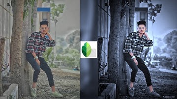 Snapseed Dark And Grey Effect Photo Editing Tutorial | Snapseed Background Colour Change Tricks