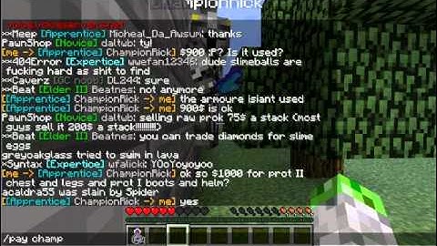 Minecraft Scammed by ChampionRIck in Goldcraftmc