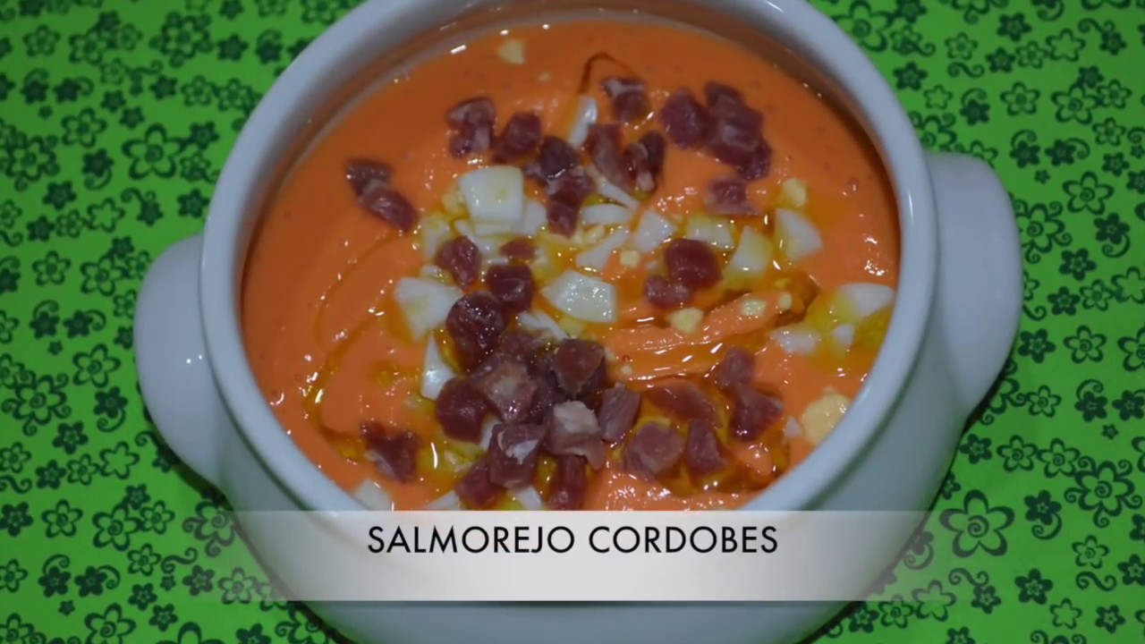 receta salmorejo andaluz casero