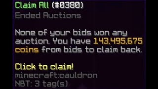 Claiming 143,495,675 Coins From The AH | Hypixel Skyblock screenshot 4