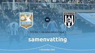 SAMENVATTING | ZVV Ede 1 - Heracles Almelo Futsal 1 (Eerste Divisie 22/23)