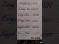 Basic cursive strokes &Shapes |Basic for Beginners |Easy to simple way #Shorts