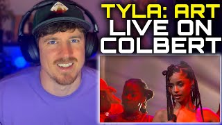 Tyla - ART (LIVE on The Late Show) FIRST TIME REACTION