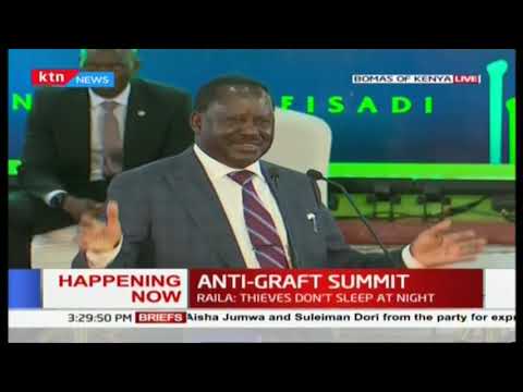 Raila's hilarious corruption story to President Uhuru that moved everyone