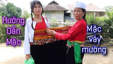 Hưỡng Dẫn Mặc Váy Mường , Của Người Mường Lạc Sơn