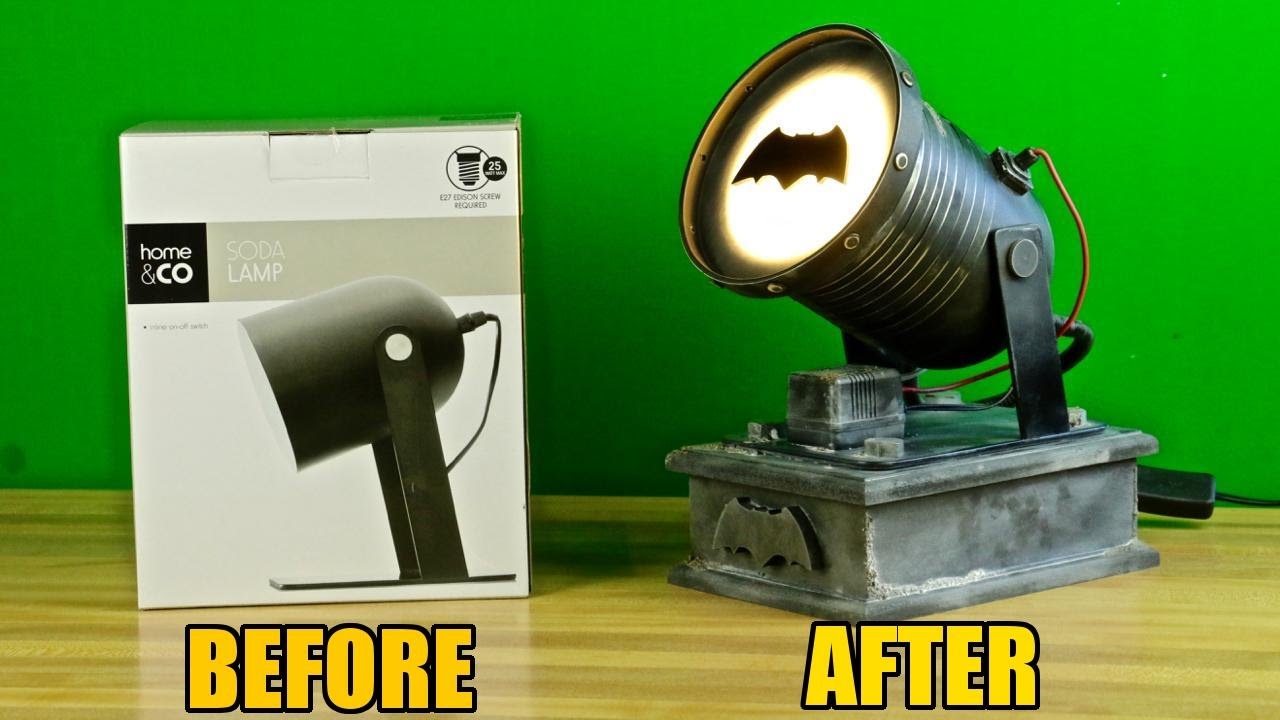 How to Make a BATSIGNAL (For Real!) 