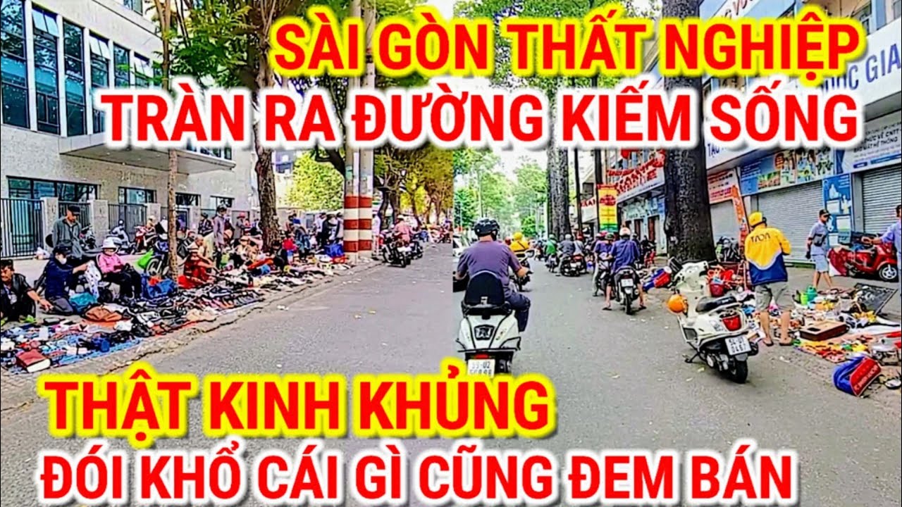 SÀI GÒN THẤT NGHIỆP ! TRÀN RA ĐƯỜNG KIẾM SỐNG BÁN ĐỒ CŨ VE CHAI KHẮP NƠI | CHỢ AN ĐÔNG QUẬN 5