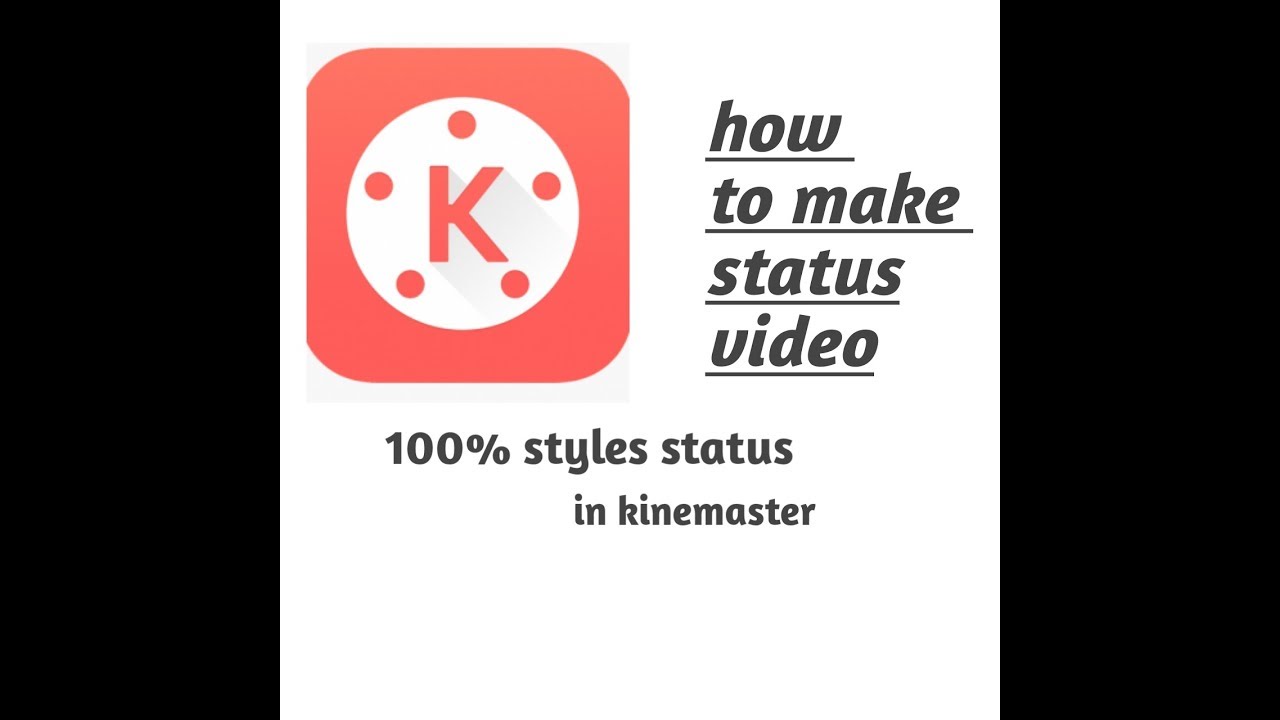 how make whatsapp status video in kinemaster👌 how to make full screen ...