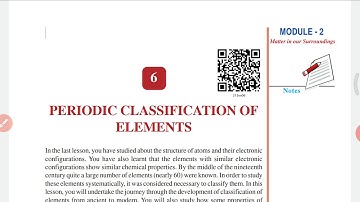 Periodic classification of elements | NIOS science class X chapter 6 | Malayalam