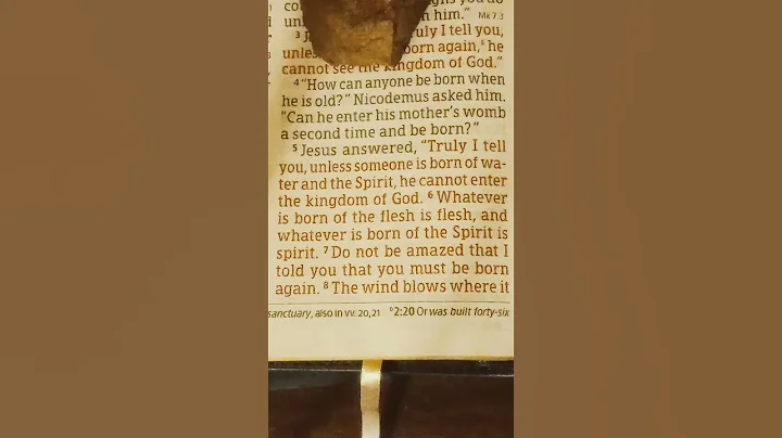 John 3:4-8.  Let us be reminded of this teaching