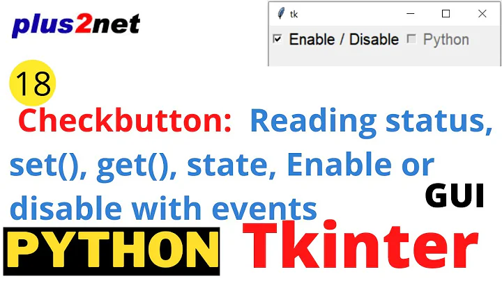 Tkinter Checkbutton reading the Checked or Unchecked value & setting the state to disabled or enable