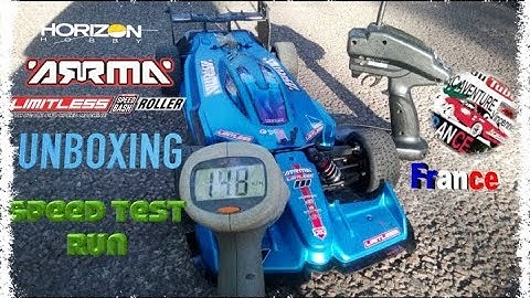 Limitless Arrma Unboxing In France, And First Speed Run, Review #arrma #limitless #speedrun #rccar