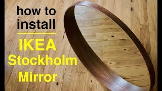 How To Install Ikea Stockholm Mirror, Round Mirror Ikea Canada