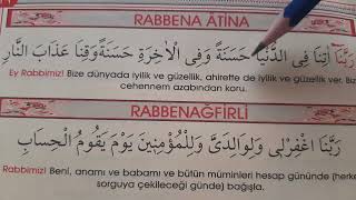 RABBENA DUASININ OKUNUŞU VE YAPILAN HATALAR