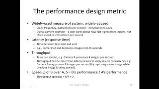 NRE Unit Cost and Performance Design Metrics of Embedded System Lecture 6