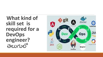 What kind of skill set  is required for a DevOps engineer? తెలుగులో #jenkins #github #git #devops