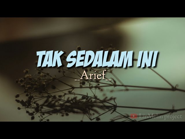 Arief - Tak sedalam ini (lirik) class=