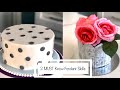 My 2 MUST KNOW Cake Skills: How to Cover a Board with Fondant | How to Make Distressed Wood Fondant