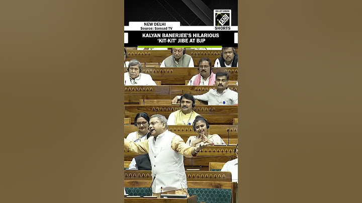 TMC’s Kalyan Banerjee’s hilarious ‘Kit-Kit’ jibe at BJP makes Lok Sabha MPs burst into laughter