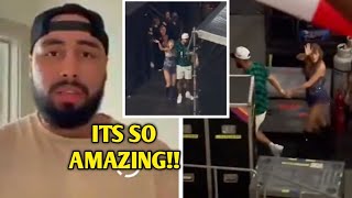 Ross Travis REACTS to Travis Kelce’s Cozy Moment with Taylor Swift in Germany.
