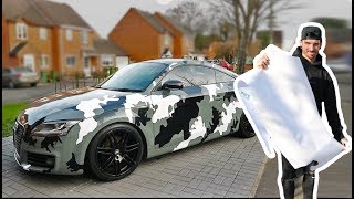 CAMO WRAPPING MY NARDO GREY AUDI TT * ON MY DRIVE *