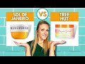 Is it a Dupe? // Sol De Janeiro Bum Bum Cream VS Tree Hut Tropic Glow Firming Whipped Body Butter