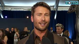 Glen Powell REACTS to ‘TOP GUN 3’ Announcement at SAG Awards (Exclusive)